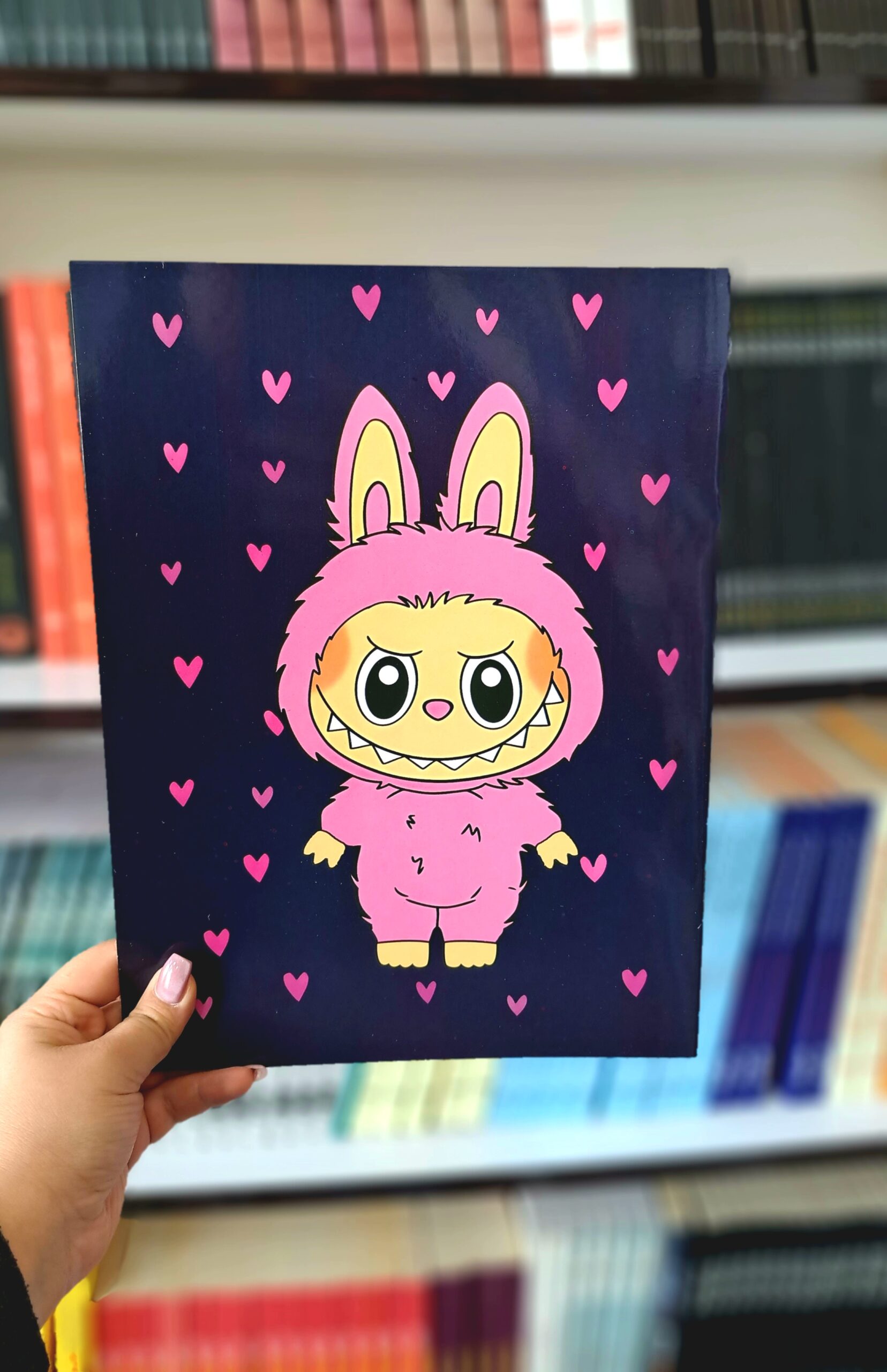 دفتر نقاشی ساده طرح لبوبو 2