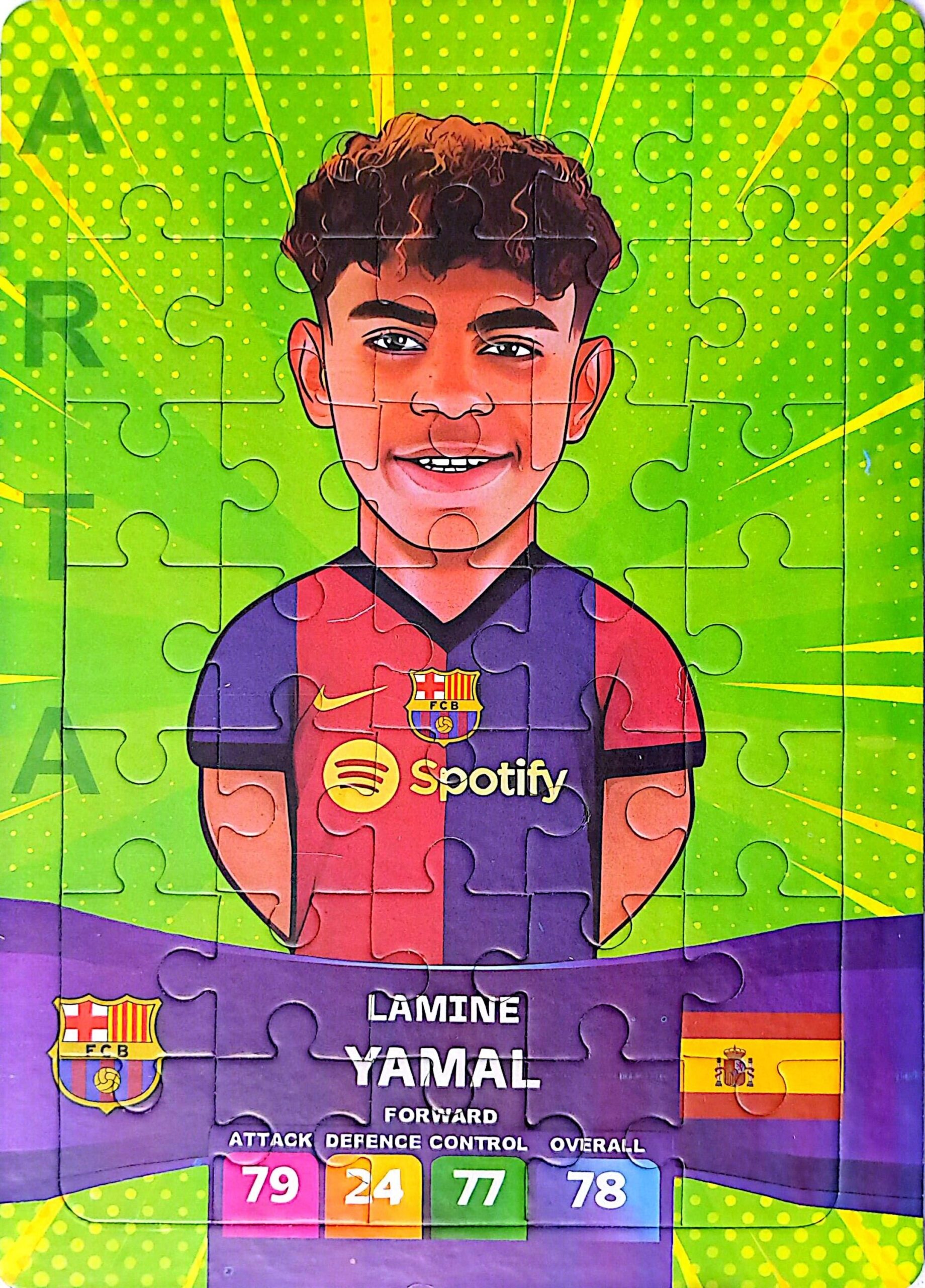 پازل کودک طرح بازیکن فوتبال 2